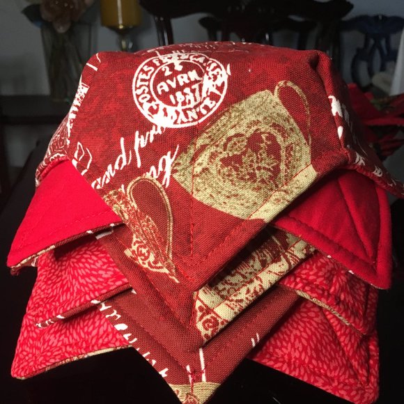 BOWL & MUG COZIES Reversible Microwave Safe. (Set of 2) - Picture 3 of 6